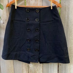 Elevenses Anthro cashmere & wool pleated skirt